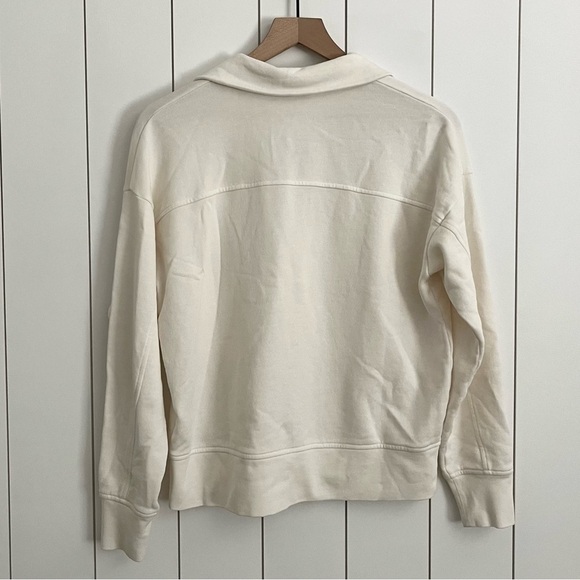 Vince White Quarter Zip Sweatshirt - Picture 3 of 3